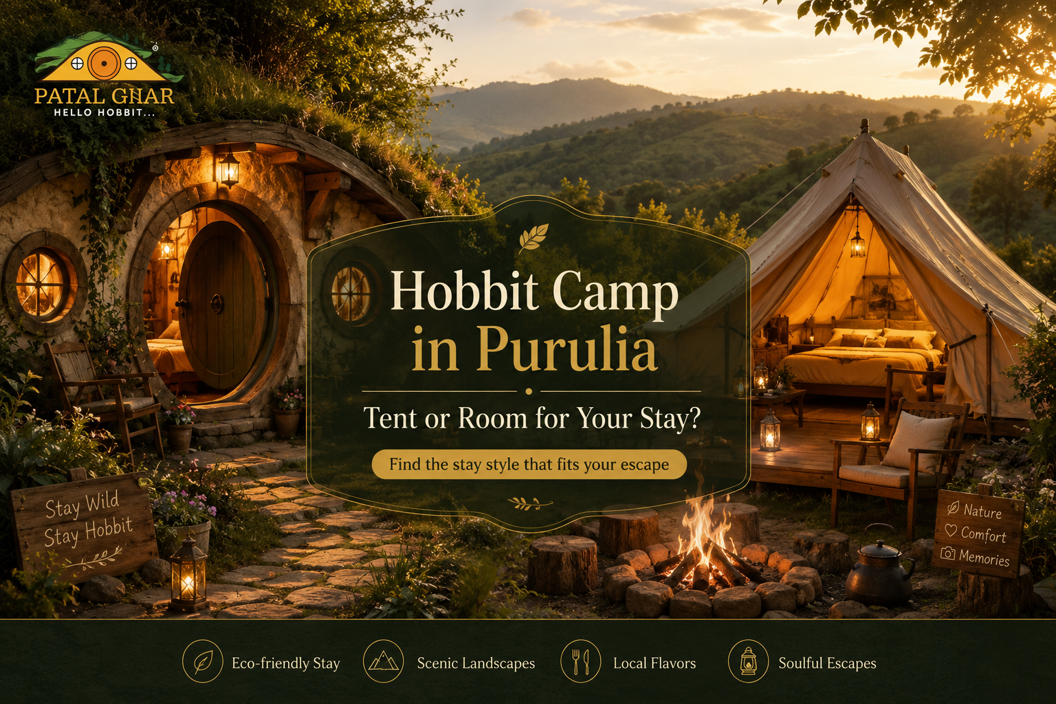 Hobbit camp in Purulia