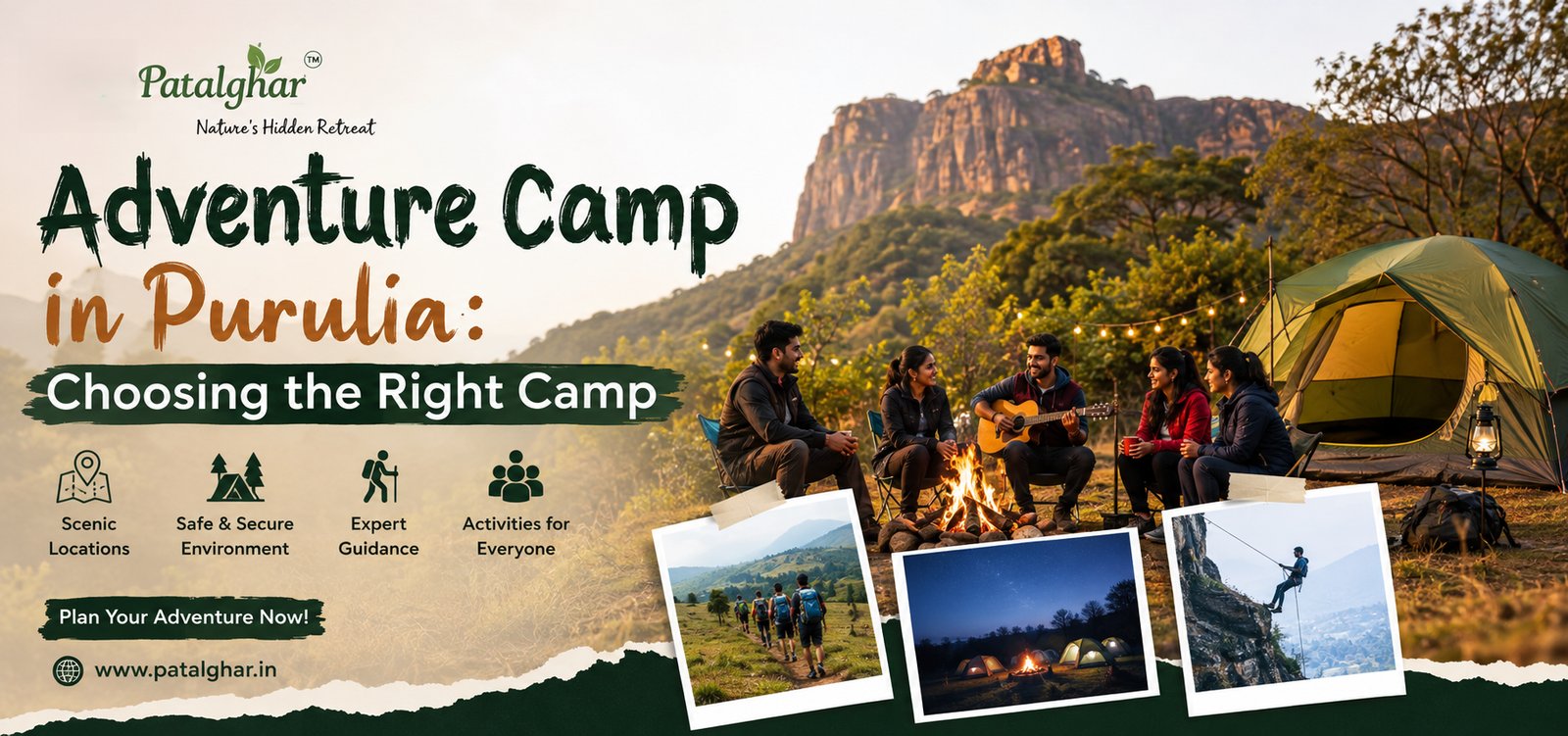 Adventure Camp in Purulia