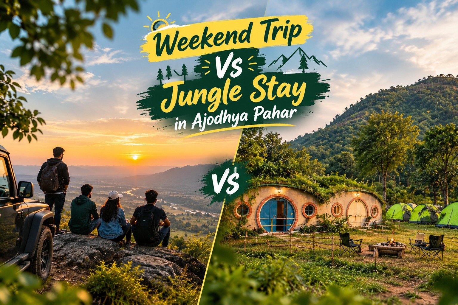 Jungle stay in Ajodhya Pahar